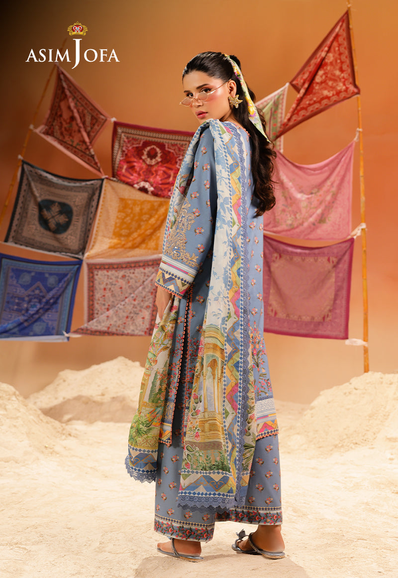 Rhapsody By Asim Jofa Unstitched 3 Piece Summer Collection'2025 Ajubu-11