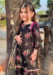 Modest Stitched 3 Piece Formals Kids Suit-Siyara