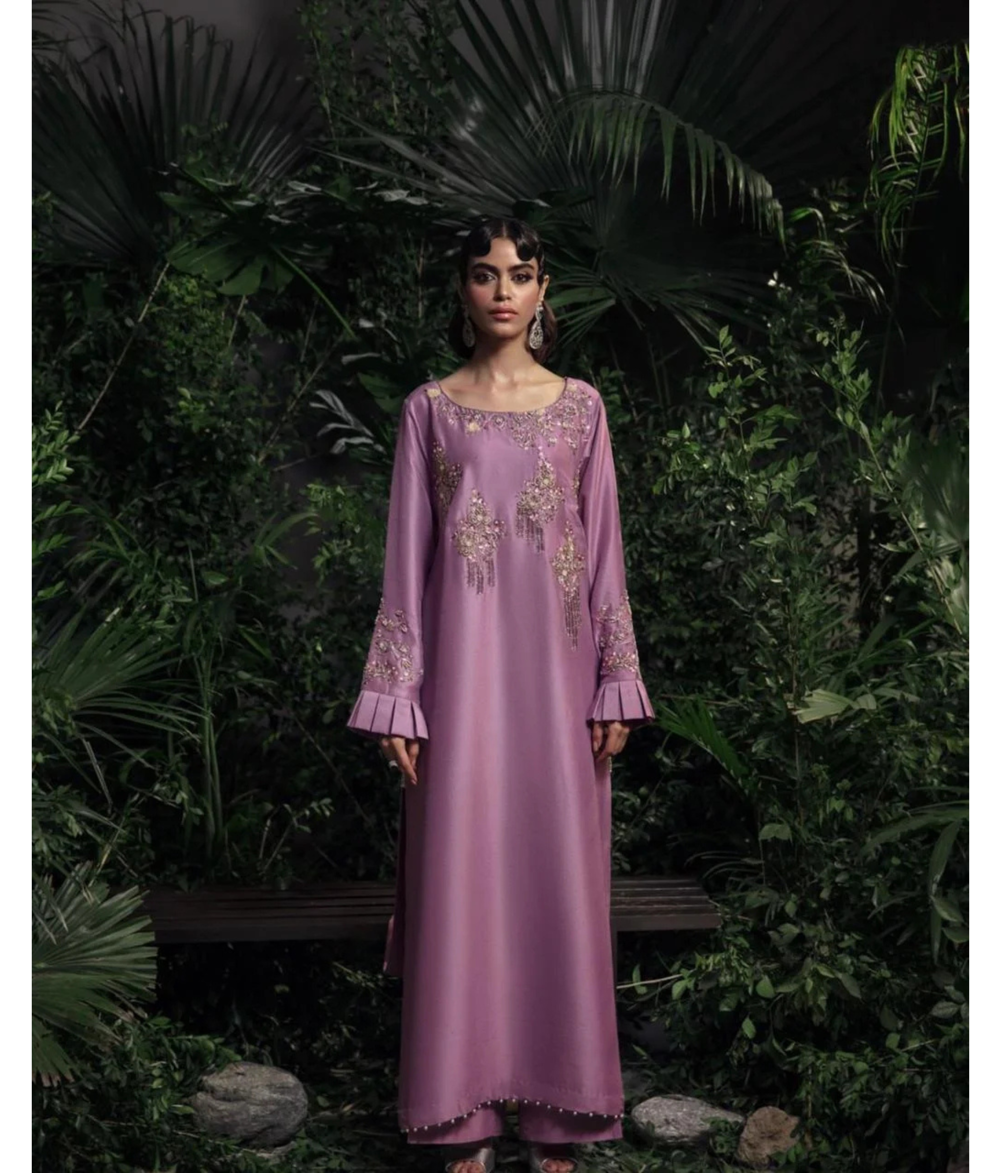 Luna By Mariam Malik Stitched 2 Piece Luxe Silk Pret Collection'2025-LUNA- Luxury Pret'24  - 13