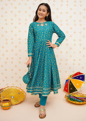 Modest Stitched 3 Piece Cotton Summer Kids Collection'2025-Rang-e-Falak