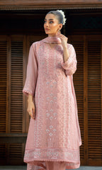 Shamooz Stitched 3 Piece Formals Collection'2025-Dusty Mauve SEM-0833