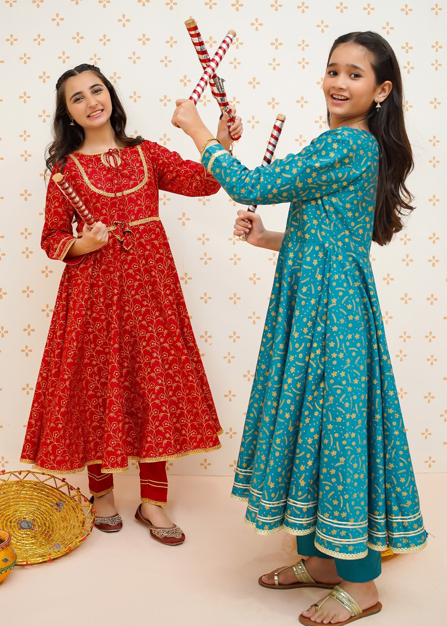 Modest Stitched 3 Piece Cotton Summer Kids Collection'2025-Gul-e-Laal