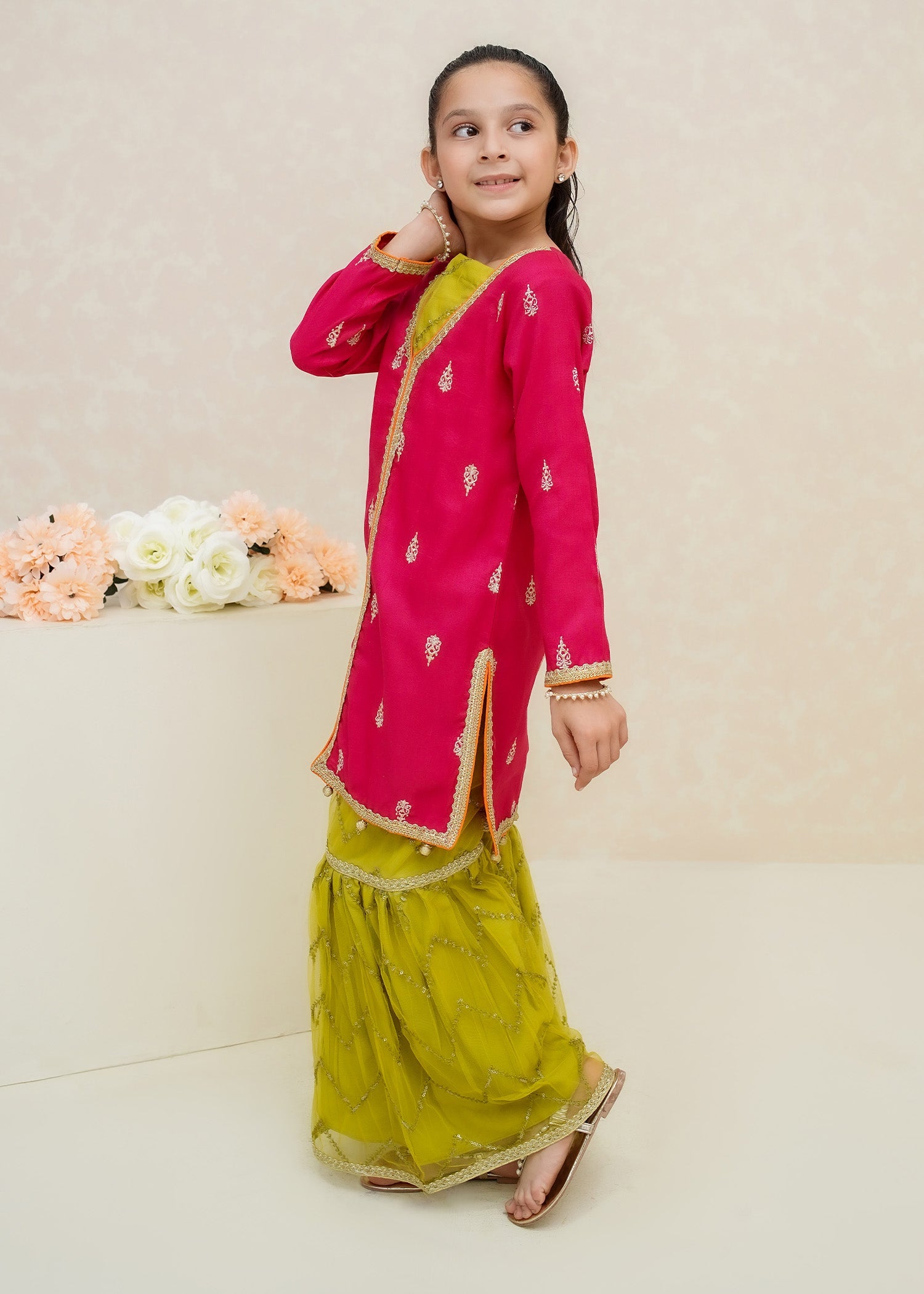 Modest Stitched 3 Piece Festive Collection-Noorani