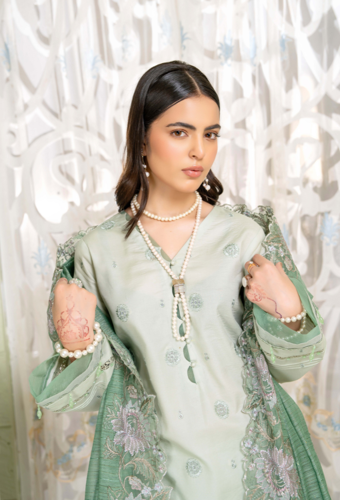 Baad e Baharaan By Humdum Unstitched 3 Piece Emb Lawn Collection'2024-D-05