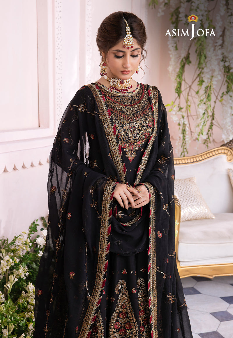 Asim Jofa Chandni '23 Ajcc-06 Designers Stitched Embroidered Chiffon 3 Pcs