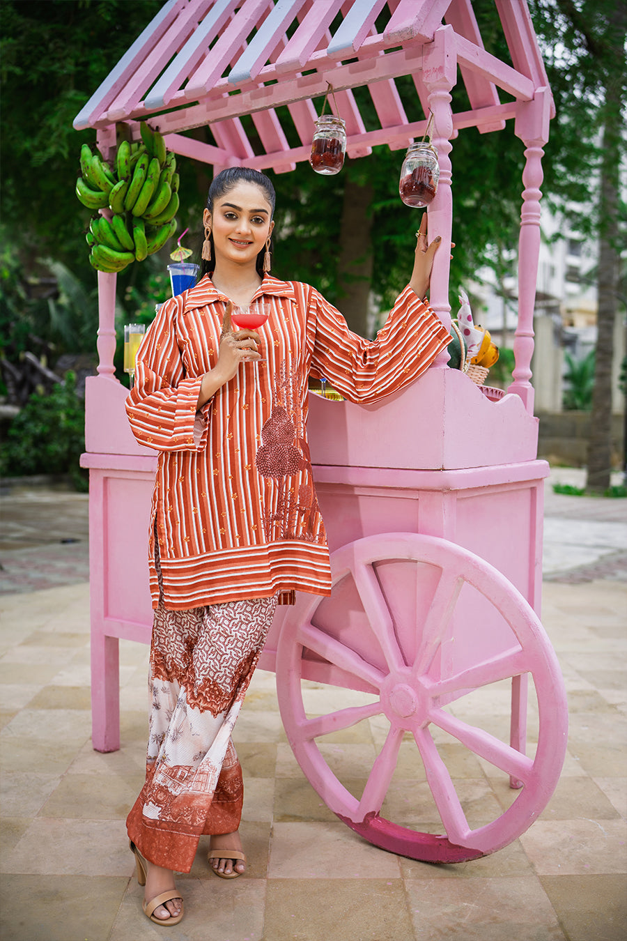 Sip N Style by Opole Stitched 2 Piece Summer Collection'2025-Tropical Fizz