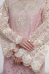 Gulmina Unstitched 3 Piece Luxury Lawn Vol-02 Suit-Pink Scapolite