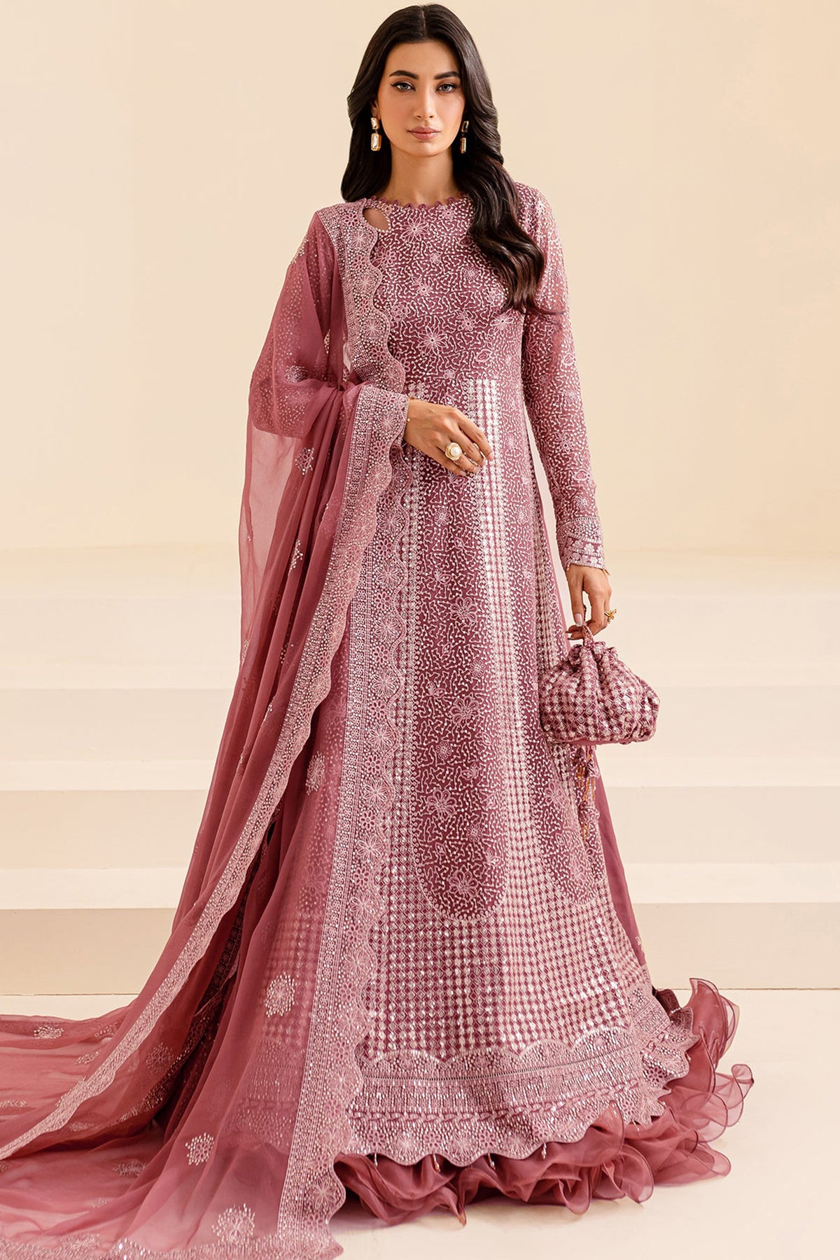 Lumiere By Farasha Unstitched 3 Piece Festive Formals Collection'2024-02-Garnet Grace