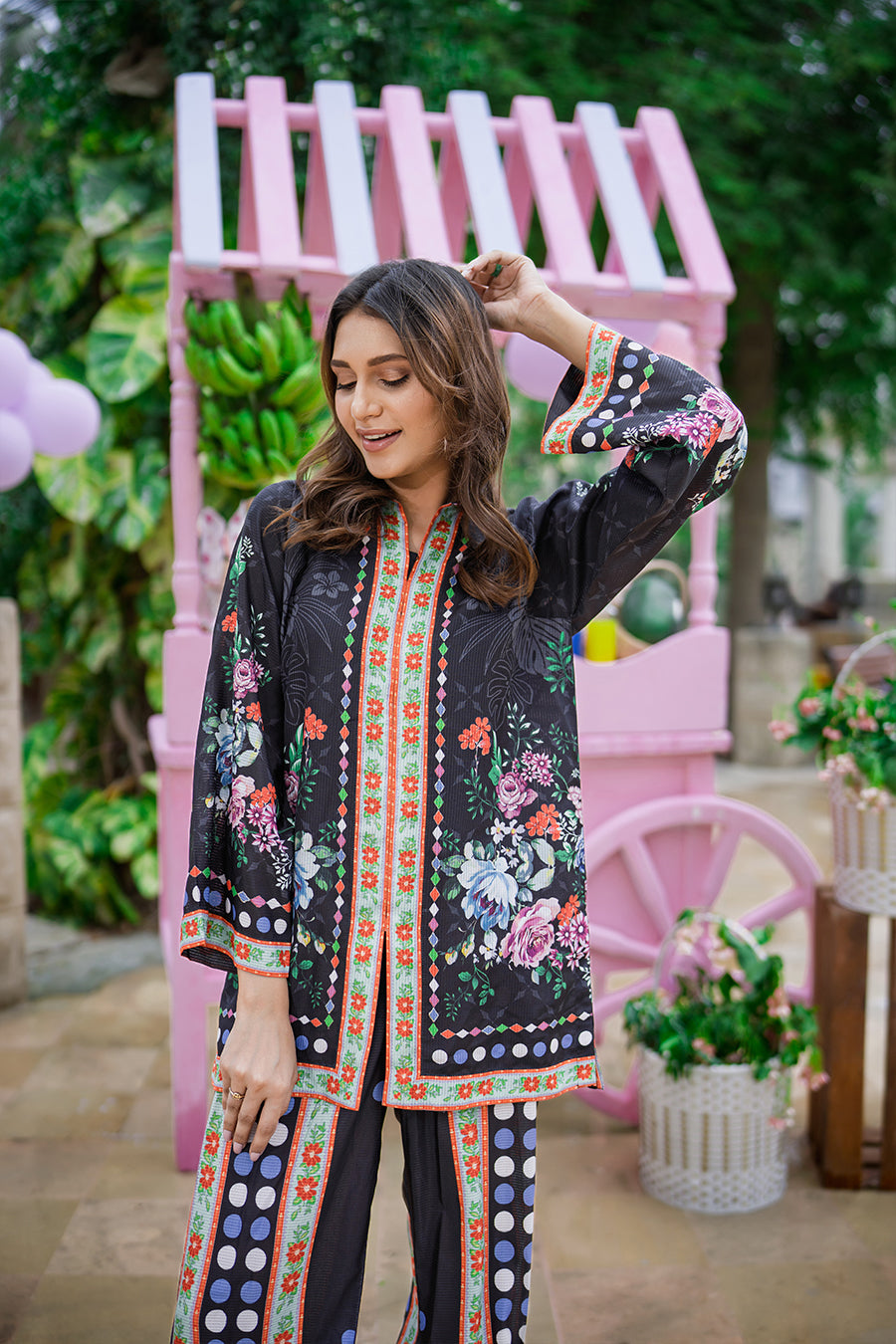 Sip N Style by Opole Stitched 2 Piece Summer Collection'2025-Midnight Sangria
