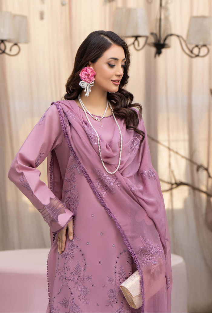 Aviva By Humdum Unstitched 3 Piece Emb Lawn Collection-D-01