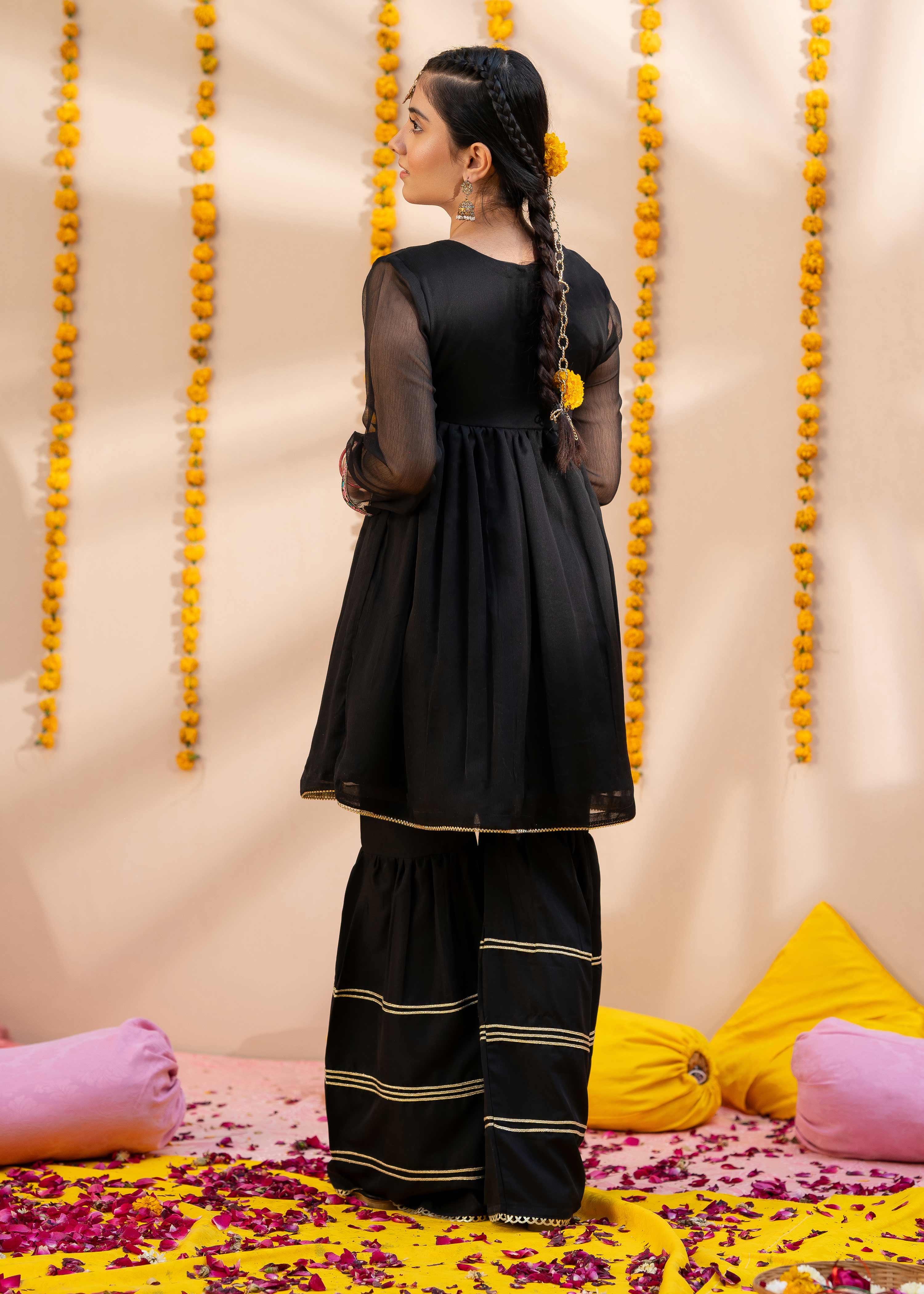 Modest Stitched 3 Piece Kids Formals Collection'2024-Meher