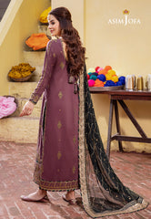 Asim Jofa Abresham '23 Ajab-17 Embroidered Lawn Silk 3 Pcs