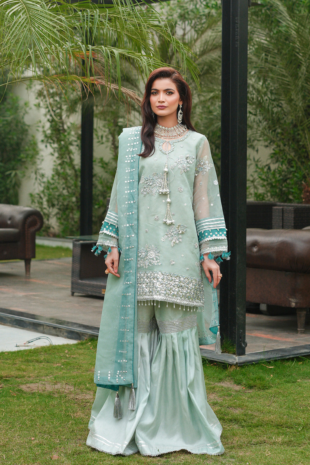 Celebrations By Mehreen Hamza Unstitched 3 Piece Luxury Formals Collection'2024-Sohana