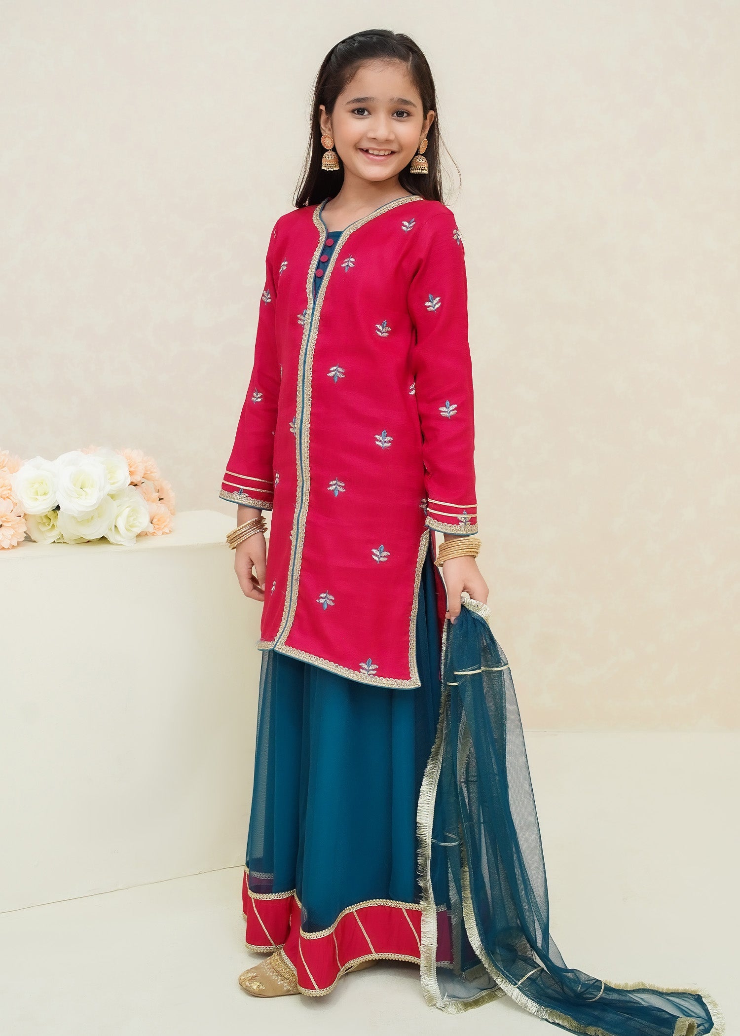 Modest Stitched 3 Piece Festive Collection-Arsh