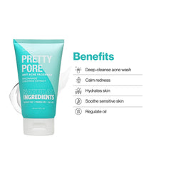 Peace Pretty Pore Face Wash 120 ML (Peace)