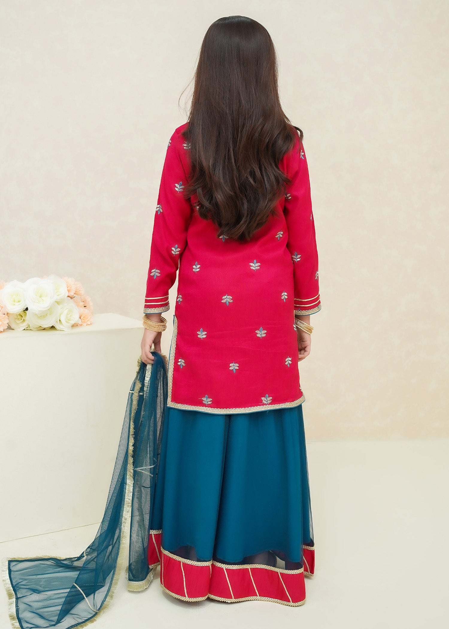 Modest Stitched 3 Piece Festive Collection-Arsh