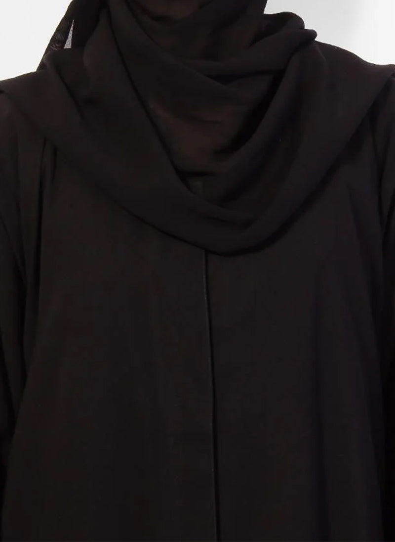 Hijab Ul Hareem Best Simple Style Black Abaya 0121-P
