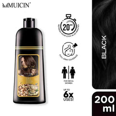 Muicin-5 In 1 Hair Color Shampoo With Ginger & Argan Oil
