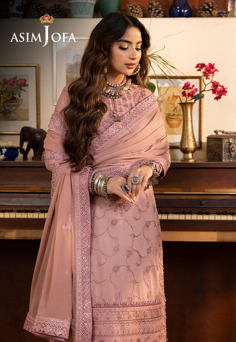 Asim Jofa Designers Limited Edition Ajswd-01 Embroidered Stitched 3 Pcs