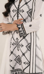 Shamooz Stitched 3 Piece Winter Collection'2025-White Tale SE-025