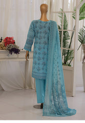 TABEER By Dr Haris Unstitched 3 Piece Lawn Suit-TAB-004