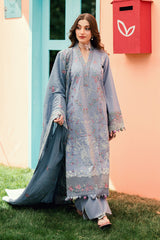 Florent Unstitched 3 Piece Emb Lawn Eid Edit Suit-FEF-4B