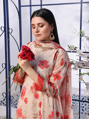 Jahan Ara By Nazmina Formals Collection'2025-Ruby red amaryllis (FRT-70)