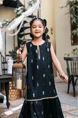 Kaanthaa Stitched 2 Piece Cotton Silk Formals Kids Suit-Koel Stitched (2-Piece)