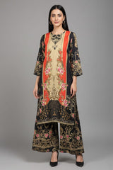 Fusion By Amna Ali Nawaz Stitched 2 Piece Suit-Long - 5007