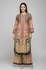 Fusion By Amna Ali Nawaz Stitched 2 Piece Suit-Long - 5009