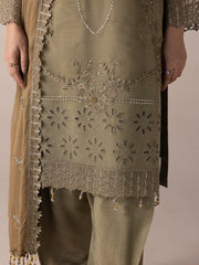 AURAPRET By Zebtan Stitched 3 Piece Luxury Formals Collection'2026-Aurapret-01 | 3 Piece Embroidered Organza Suit