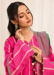 Zlooms 3 Pc Yarn Dyed Unstitched Suit - ZL25-C10-02