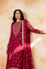 Mastani By Gulmina Stitched 3 Piece Luxury Formals Suit-Hania