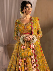 Anayra Amal - Henna - Yellow Lehenga Choli Bridal