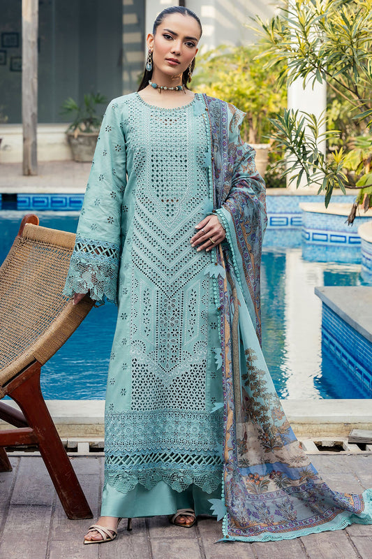 Motifz Unstitched 3 Piece Premium Emb Lawn Drop-01 Collection'2025-5328-Isabeau