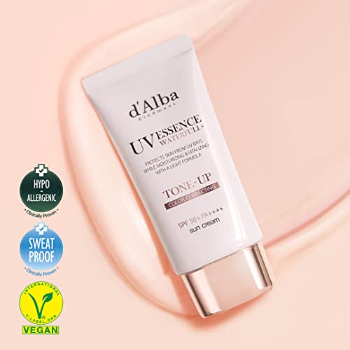 D'Alba Waterfull Tone-Up Sun Cream Pink SPF50+ PA++++ 50ml