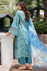 Amal By Motifz Unstitched 3 Piece Digital Printed Emb Lawn Vol-02 Collection'2025-5368-Opal