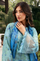 Amal By Motifz Unstitched 3 Piece Digital Printed Emb Lawn Vol-02 Collection'2025-5368-Opal