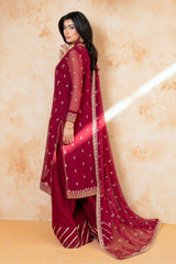 Mastani By Gulmina Stitched 3 Piece Luxury Formals Suit-Hania