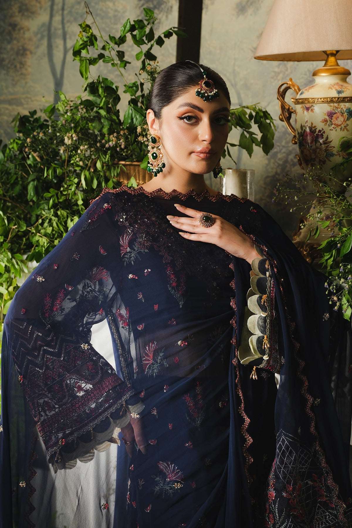 Ayla Paras By Pasha Unstitched 3 Piece Luxury Formals Collection'2024-PR102 : Midnight