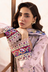 Umang By Motifz Unstitched 3 Piece Digital Printed Emb Lawn 2 Collection'2025-5414-RUYA