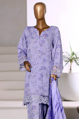 Malika By Sada Bahar Stitched 3 Piece Viscose With Farshi Shalwar Vol-02 Collection'2025-MVF-542-Purple