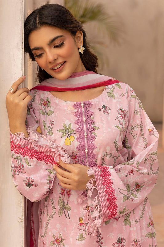 Rang By Motifz Unstitched 3 Piece Digital Printed Lawn Collection'2025-5438-Ruby