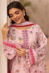 Rang By Motifz Unstitched 3 Piece Digital Printed Lawn Collection'2025-5438-Ruby