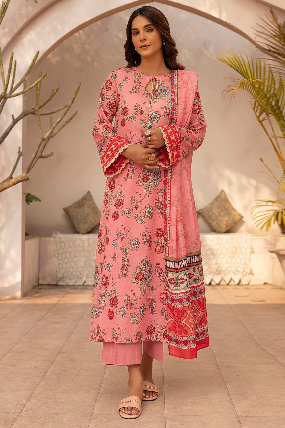 Rang By Motifz Unstitched 3 Piece Digital Printed Lawn Collection'2025-5441-Ria