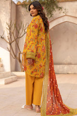 Rang By Motifz Unstitched 3 Piece Digital Printed Lawn Collection'2025-5442-Reena