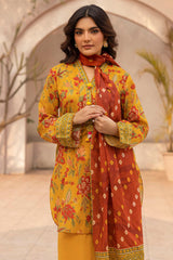 Rang By Motifz Unstitched 3 Piece Digital Printed Lawn Collection'2025-5442-Reena