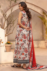 Rang By Motifz Unstitched 3 Piece Digital Printed Lawn Collection'2025-5443-Nora