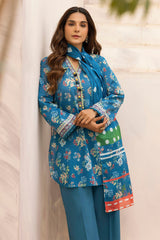 Rang By Motifz Unstitched 3 Piece Digital Printed Lawn Collection'2025-5448-Raya