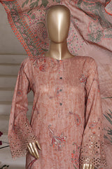 Aashkaar By HZ Stitched 3 Piece Emb Cotton Lawn Vol-07 Collection'2025-LPE-544